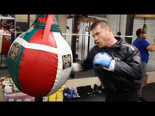 P4P KING CANELO ALVAREZ BEAST MODE! HOW TO HIT THE HEAVY BAG LIKE CANELO ALVAREZ