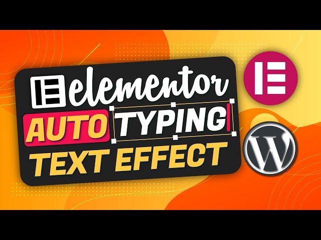  Elementor Text Typing Animation Effect | Elementor Tips & Trick