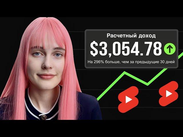 $3000 в месяц на YouTube Shorts | Самый простой способ