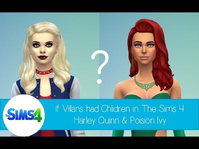 If Villains had Children in The Sims 4 - Harley Quinn and Poison Ivy