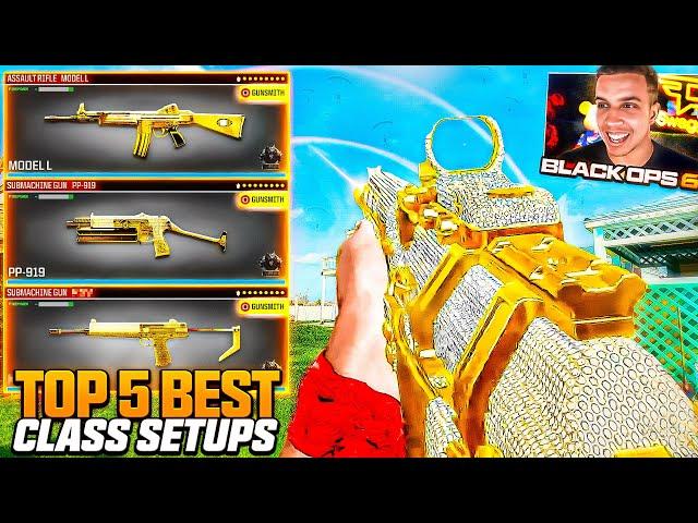 TOP 5 BEST CLASS SETUPS in Black Ops 6! (BO6 Meta Loadouts)