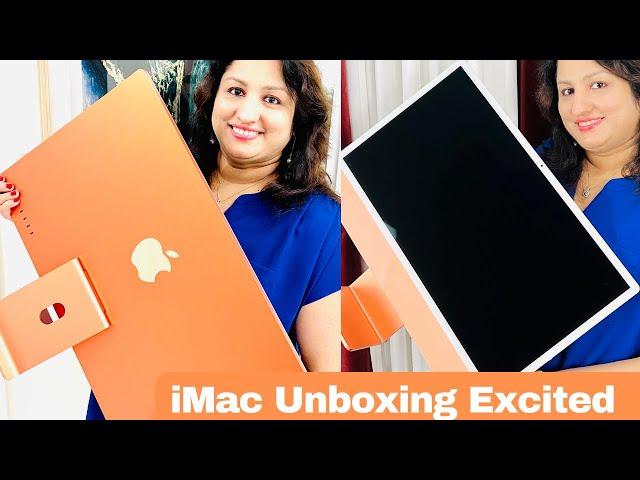 Apple iMac M1 24'' Unboxing ,Setup and Review |ORANGE