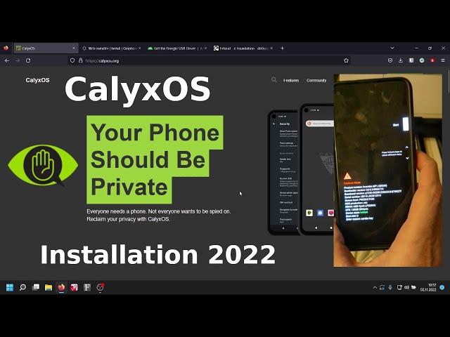 Calyxos Installation 2022