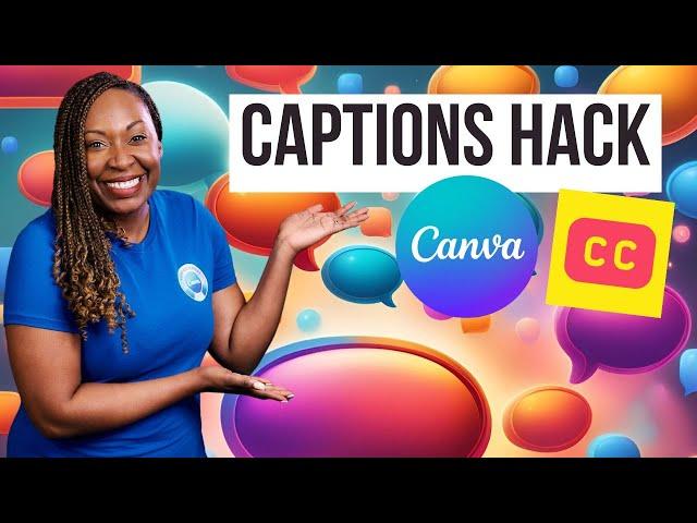 ADD CAPTIONS to Instagram Videos in Canva | Subtitles App Tutorial