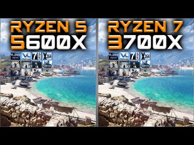 Ryzen 5 5600X vs Ryzen 7 3700X Benchmarks – 15 Tests 