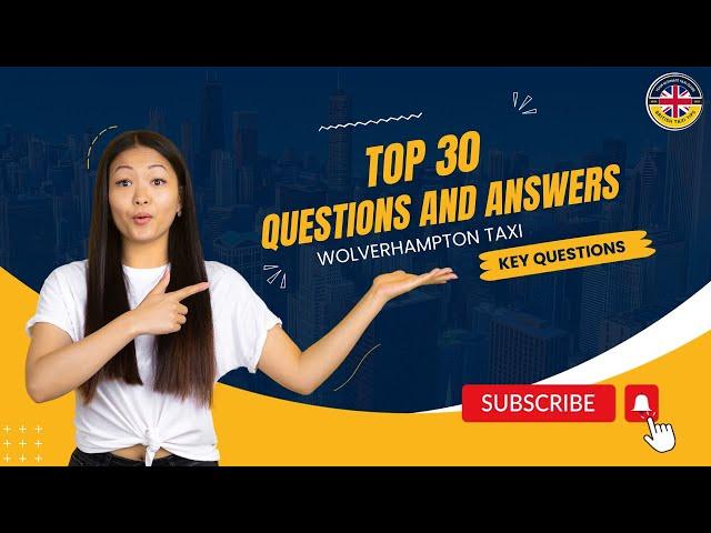 Key Questions and Answers Private Hire Taxi||Wolverhampton Taxi test questions and answers example