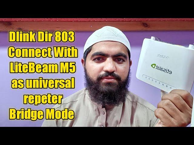 DLink dir 803 etisalat dual band : Set up Wireless Repeater mode