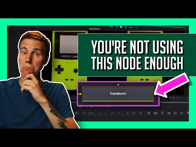 You should use MORE Transform Nodes in Fusion - Blackmagic DaVinci Resolve Beginner Tutorial