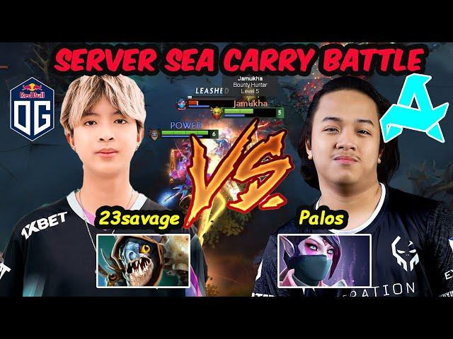 Og.23savage vs Palos New Aurora Carry : Server SEA Pub BATTLE Dota 2