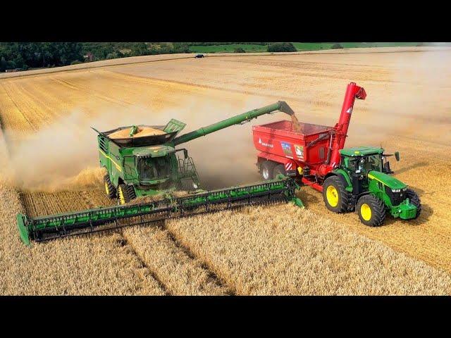 John Deere X9  - 1450 , largest Combine Harvester , in 4K