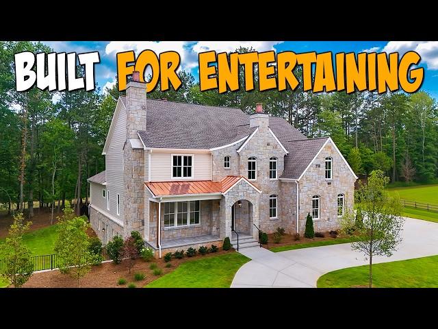 This Brand-New $2.375M Dream Home Was BUILT For Entertaining! (North Atlanta Luxury Homes)