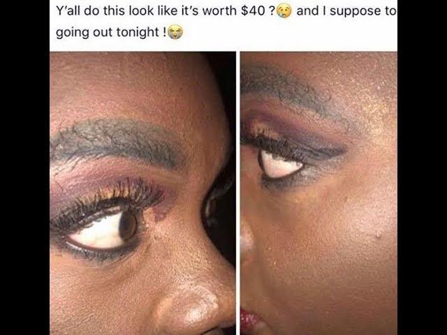 ROOKIE MAKEUP ARTIST NATURALLY NATA GOES VIRAL AFTER REFUSING TO GIVE $40 REFUND FOR BAD MAKEUP JOB