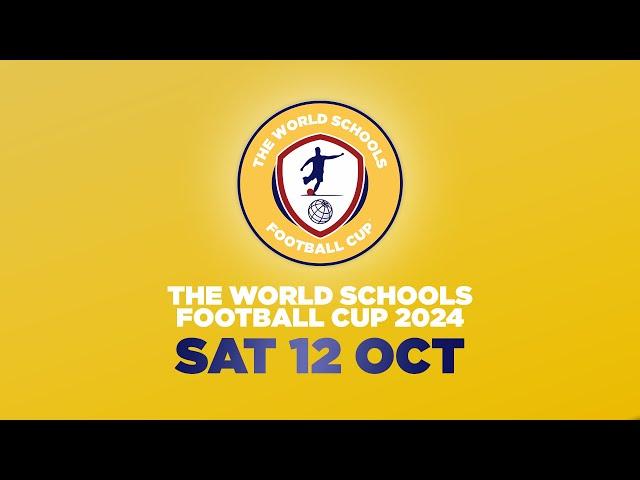 The World Schools Football Cup LIVE - Day 1 (Channel 1) Pitch B - 7 v 7