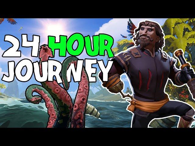 24 HOURS playing Sea of Thieves ALONE, and this is what happened...