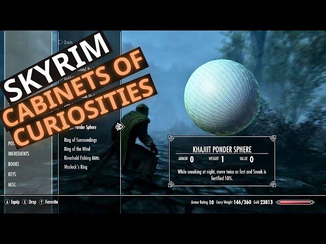 Skyrim Anniversary Edition: Creations Paid Mods Showcase - Elsweyr Cabinets Of Curiosities!