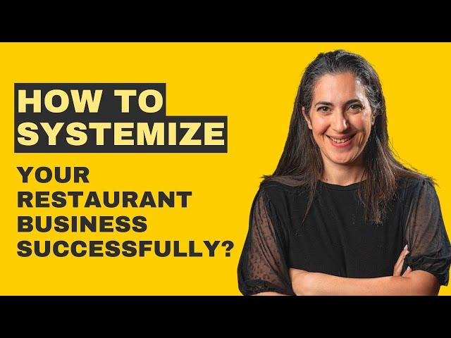SYSTEMATIZE your restaurant business successfully | Restaurant systems