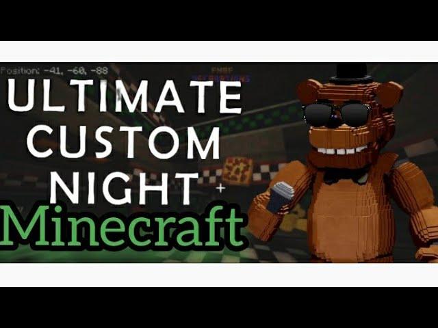 Five Nights At Freddy's UCN Minecraft Mod (Custom Map)