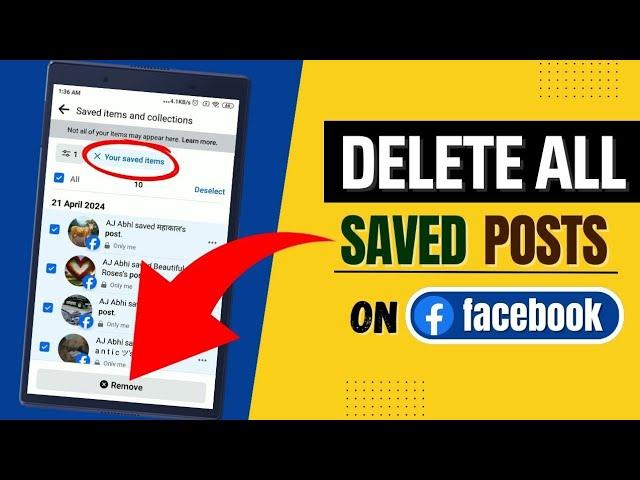 How To Delete All Saved Posts On Facebook