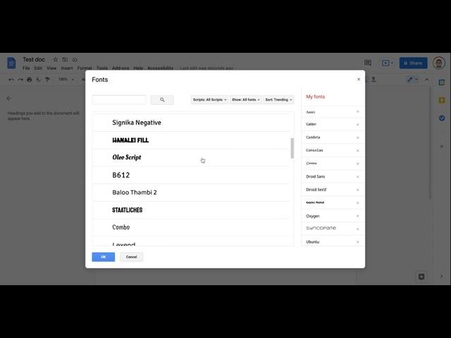 This is how to easily add new fonts to Google Docs