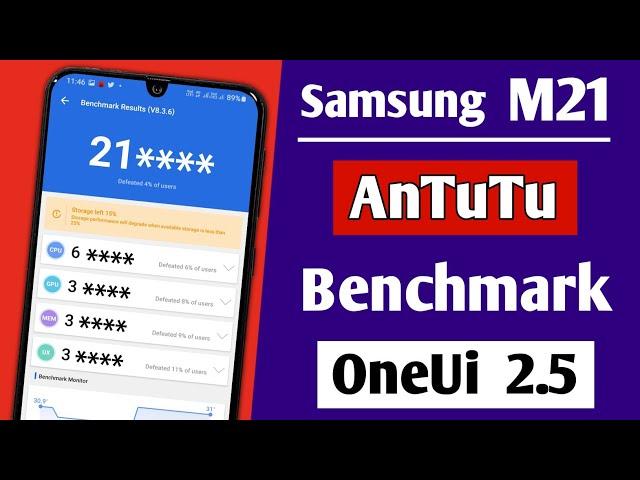 Samsung M21 AnTuTu Benchmark After Update of OneUi 2.5 | Shocking Result !! 