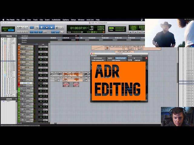 Audio Post Production - ADR Editing in Pro Tools