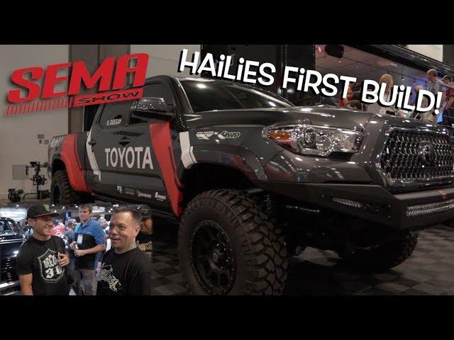 Hailie Deegan first SEMA build! The Deegans go to SEMA