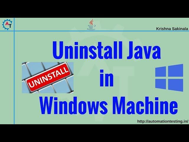 How to Completely Uninstall Java from Windows Machine (100%)