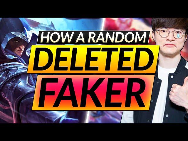 Talon One-Trick Makes FAKER GO 0-11 - How to Make ANYONE RAGEQUIT - LoL Midlane Guide