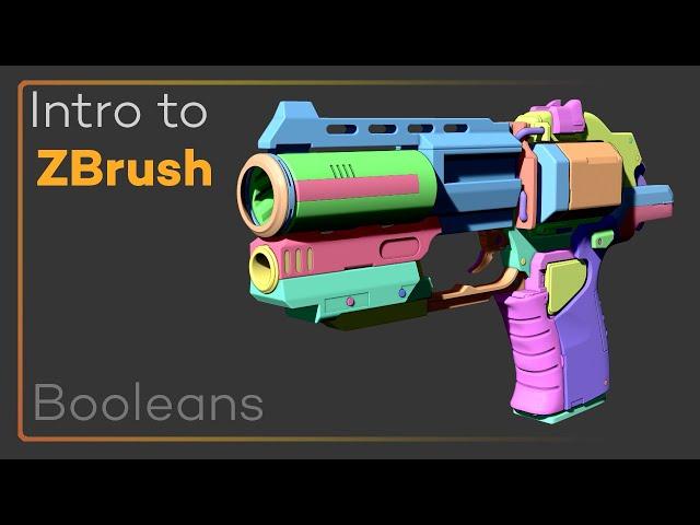 Intro to ZBrush 049 - Booleans!!! Super powerful live booleans make non-destructive shapes a breeze!