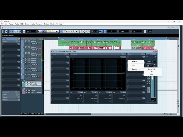 Cubase 5 Tutorials_ How To Create And Link FX Channel To A Group Channel