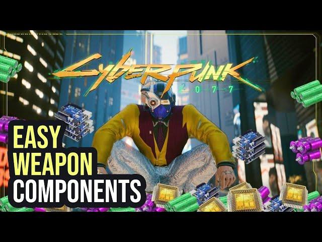 EASY Crafting Component Tips in Cyber Punk 2077 | NO Exploits