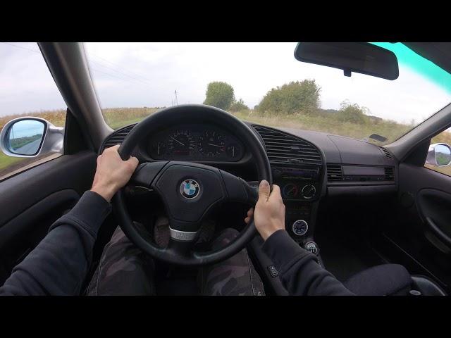 BMW e36 325i M50 turbo low boost acceleration 0-100