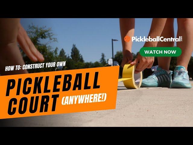 How to Build a Pickleball Court... ANYWHERE!
