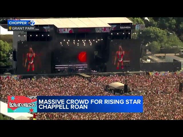 Lollapalooza day 2 begins after Chappell Roan plays to massive crowd