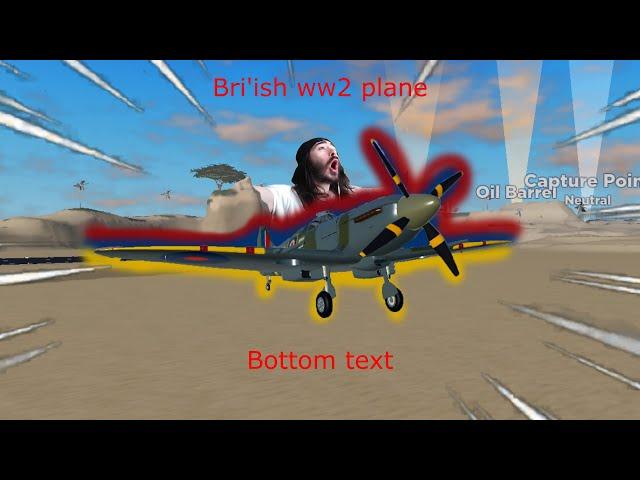 Bri'ish ww2 plane    || Roblox War Tycoon