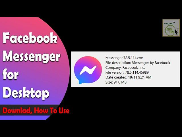 Fb Messenger for Desktop (Windows PC) | How To Download and Use It