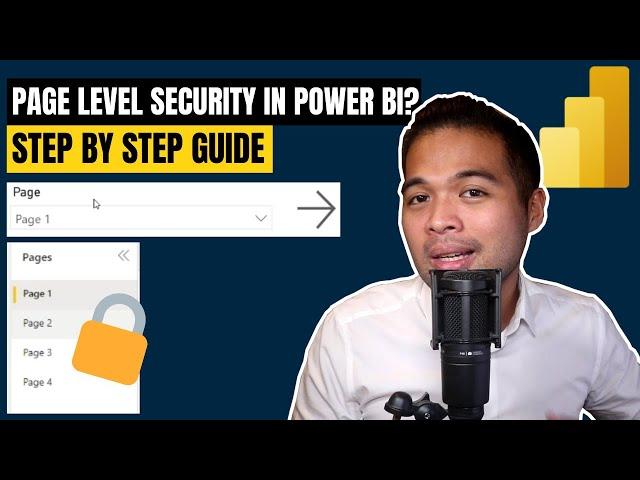 How to Implement PAGE-LEVEL SECURITY to hide and show pages based on Permissions // Power BI Guide