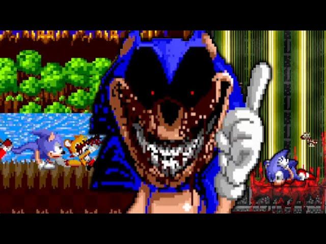 SONIC.EXE NEW BEGINNING (Best Sonic Creepypasta Compilation Game ever created)