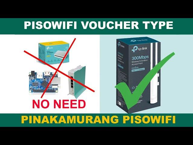 PISOWIFI VOUCHER TYPE CONFIGURATION GAMIT ANG TPLINK EAP110  | HAY LE COMWORKS V.2