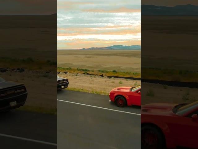 V8 FLYOVER IN UTAH. R/T LIBERTY WALK HELLCAT