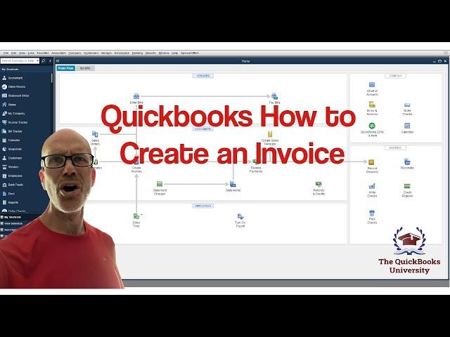 Quickbooks How to Create an Invoice