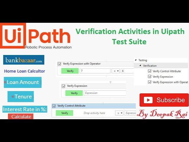 How to Verify Testcase activity in Uipath