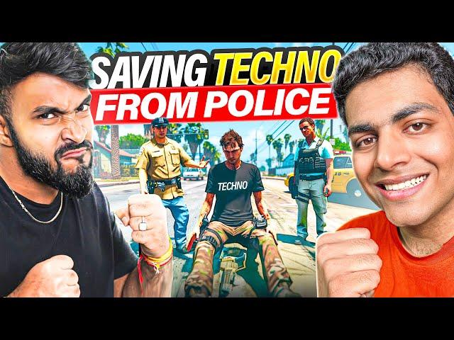 We Saved Techno Gamerz From Police | Assassin Family | GTA 5 Grand RP #67