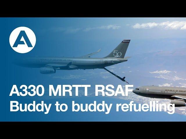 A330 MRTT RSAF buddy to buddy refuelling