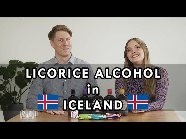 Icelandic Licorice Alcohol Taste Test | Opal vs Topas  | Tasting Iceland