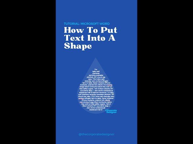 How to add text within a shape in Microsoft word #microsoftword #microsoftwordtip #powerpoint