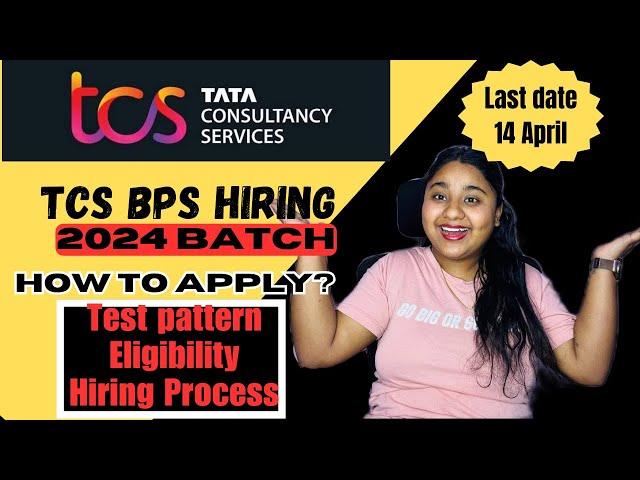 TCS off campus hiring 2024 | tcs mega drive | tcs bps 2024 #tcs #freshers