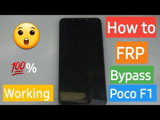 How To FRP Bypass POCO F1 | POCO F1| MS PhoneTech