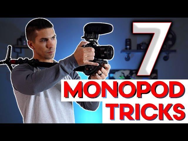 7 MONOPOD Tricks I ACTUALLY USE for Filmmaking