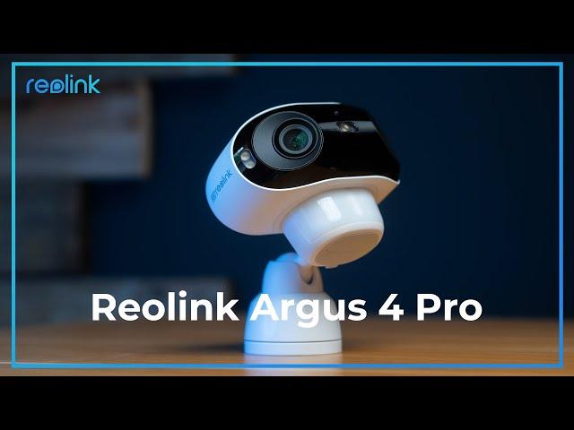 Introducing the Argus 4 Pro: The Industry-Leading Battery-Powered Security Camera!